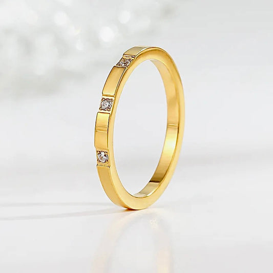 Trilogy Stone Ring